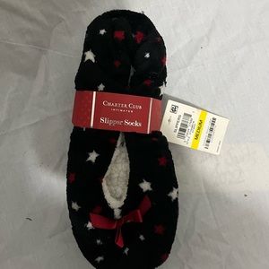 Black ballet flat slippers